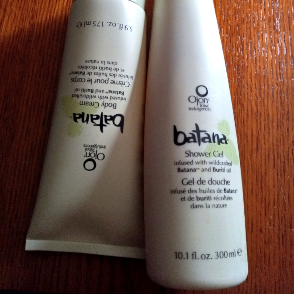 Ojon shower gel & body cream set 😍